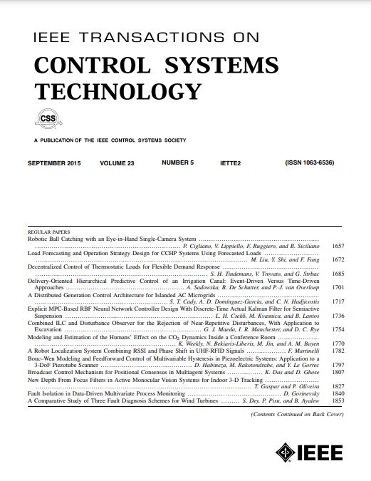IEEE TRANSACTIONS ON CONTROL SYSTEMS TECHNOLOGY