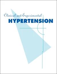 CLINICAL AND EXPERIMENTAL HYPERTENSION