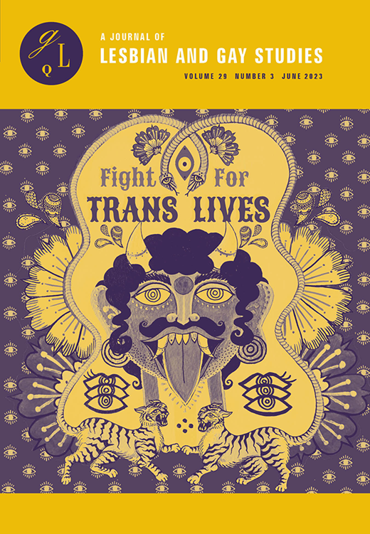 GLQ-A JOURNAL OF LESBIAN AND GAY STUDIES