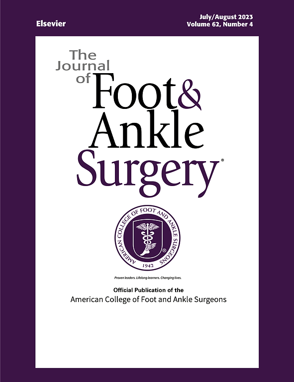 JOURNAL OF FOOT & ANKLE SURGERY