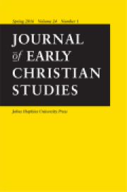 JOURNAL OF EARLY CHRISTIAN STUDIES