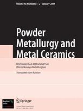 POWDER METALLURGY AND METAL CERAMICS