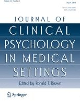JOURNAL OF CLINICAL PSYCHOLOGY IN MEDICAL SETTINGS