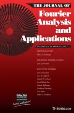 JOURNAL OF FOURIER ANALYSIS AND APPLICATIONS