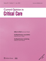CURRENT OPINION IN CRITICAL CARE