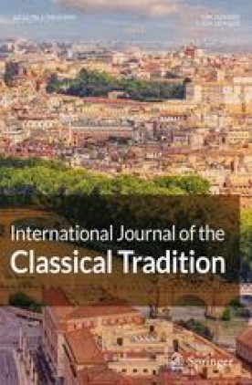 INTERNATIONAL JOURNAL OF THE CLASSICAL TRADITION