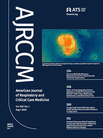 AMERICAN JOURNAL OF RESPIRATORY AND CRITICAL CARE MEDICINE