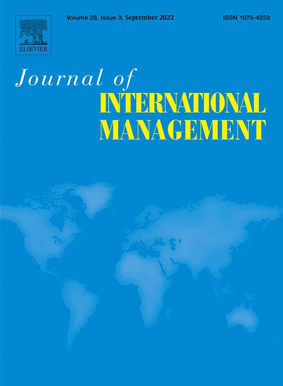 JOURNAL OF INTERNATIONAL MANAGEMENT