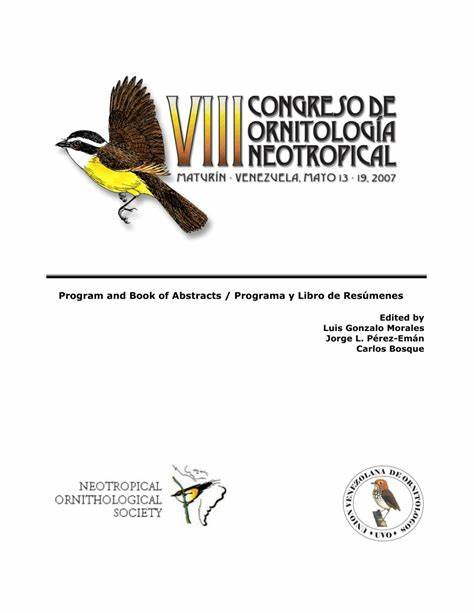 ORNITOLOGIA NEOTROPICAL