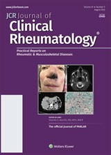 JCR-JOURNAL OF CLINICAL RHEUMATOLOGY
