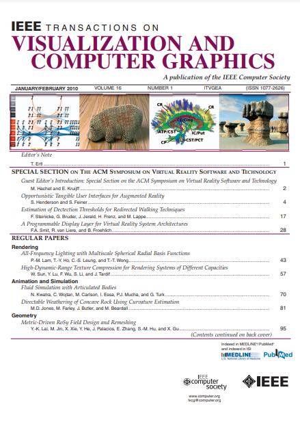 IEEE TRANSACTIONS ON VISUALIZATION AND COMPUTER GRAPHICS