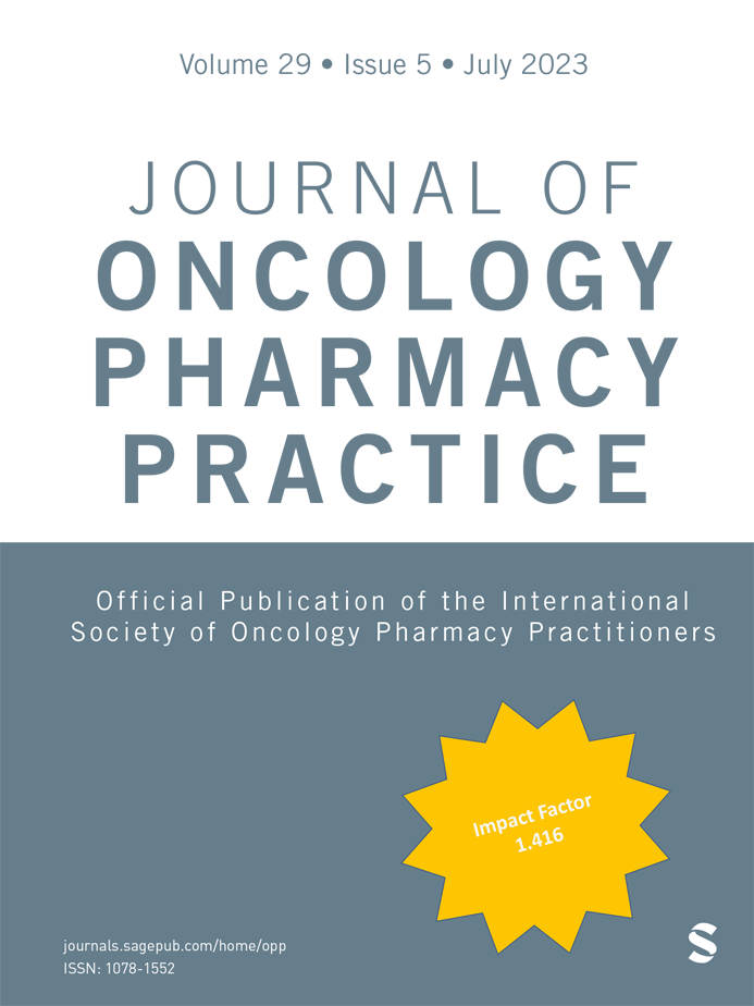 JOURNAL OF ONCOLOGY PHARMACY PRACTICE