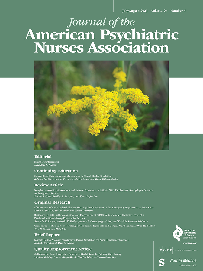 JOURNAL OF THE AMERICAN PSYCHIATRIC NURSES ASSOCIATION