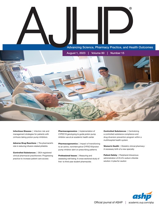 AMERICAN JOURNAL OF HEALTH-SYSTEM PHARMACY