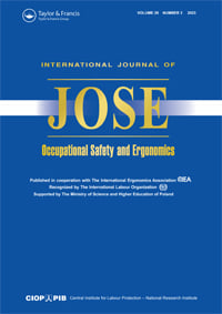 INTERNATIONAL JOURNAL OF OCCUPATIONAL SAFETY AND ERGONOMICS