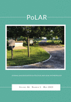 POLAR-POLITICAL AND LEGAL ANTHROPOLOGY REVIEW