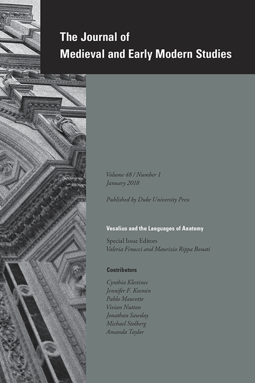 JOURNAL OF MEDIEVAL AND EARLY MODERN STUDIES
