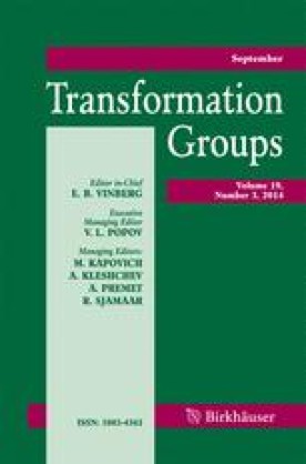 TRANSFORMATION GROUPS