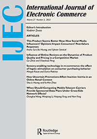INTERNATIONAL JOURNAL OF ELECTRONIC COMMERCE