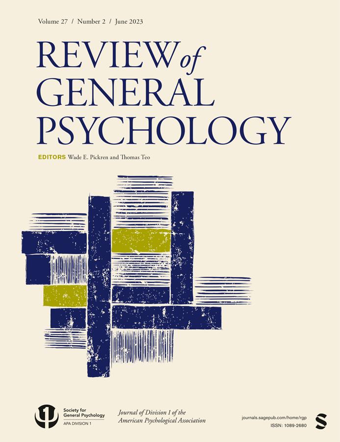 REVIEW OF GENERAL PSYCHOLOGY