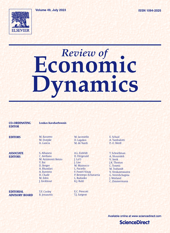 REVIEW OF ECONOMIC DYNAMICS