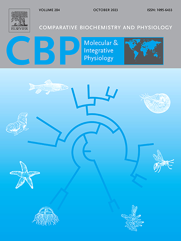 COMPARATIVE BIOCHEMISTRY AND PHYSIOLOGY A-MOLECULAR & INTEGRATIVE PHYSIOLOGY