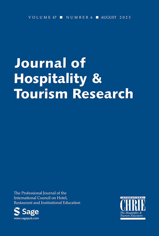 JOURNAL OF HOSPITALITY & TOURISM RESEARCH