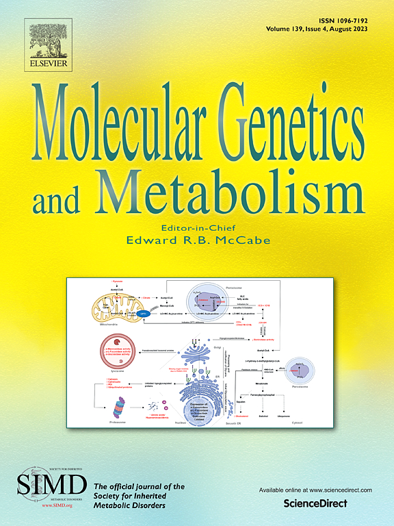MOLECULAR GENETICS AND METABOLISM