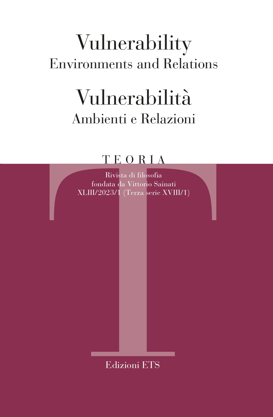 TEORIA-RIVISTA DI FILOSOFIA