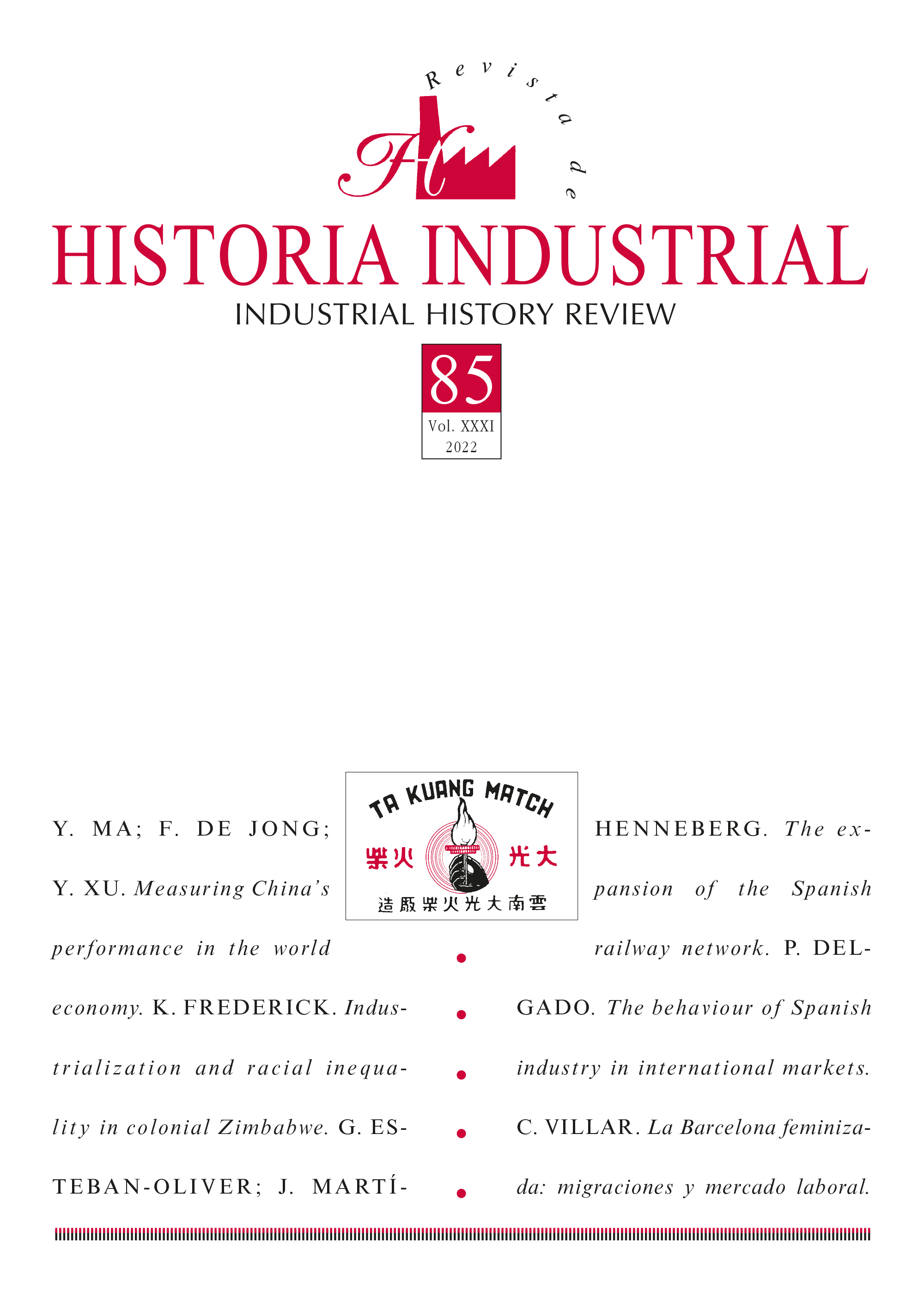 REVISTA DE HISTORIA INDUSTRIAL