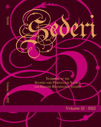 SEDERI-YEARBOOK OF THE SPANISH AND PORTUGUESE SOCIETY FOR ENGLISH RENAISSANCE STUDIES