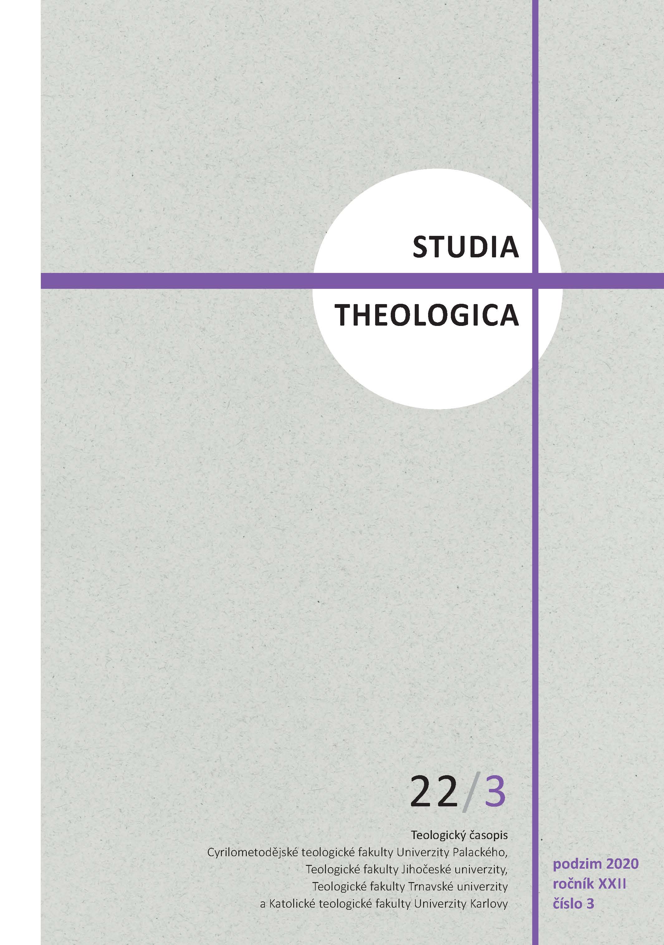 STUDIA THEOLOGICA-CZECH REPUBLIC