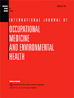 INTERNATIONAL JOURNAL OF OCCUPATIONAL MEDICINE AND ENVIRONMENTAL HEALTH