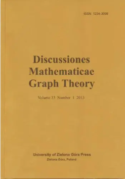 DISCUSSIONES MATHEMATICAE GRAPH THEORY