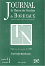 JOURNAL DE THEORIE DES NOMBRES DE BORDEAUX
