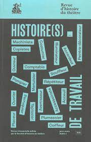 REVUE D HISTOIRE DU THEATRE