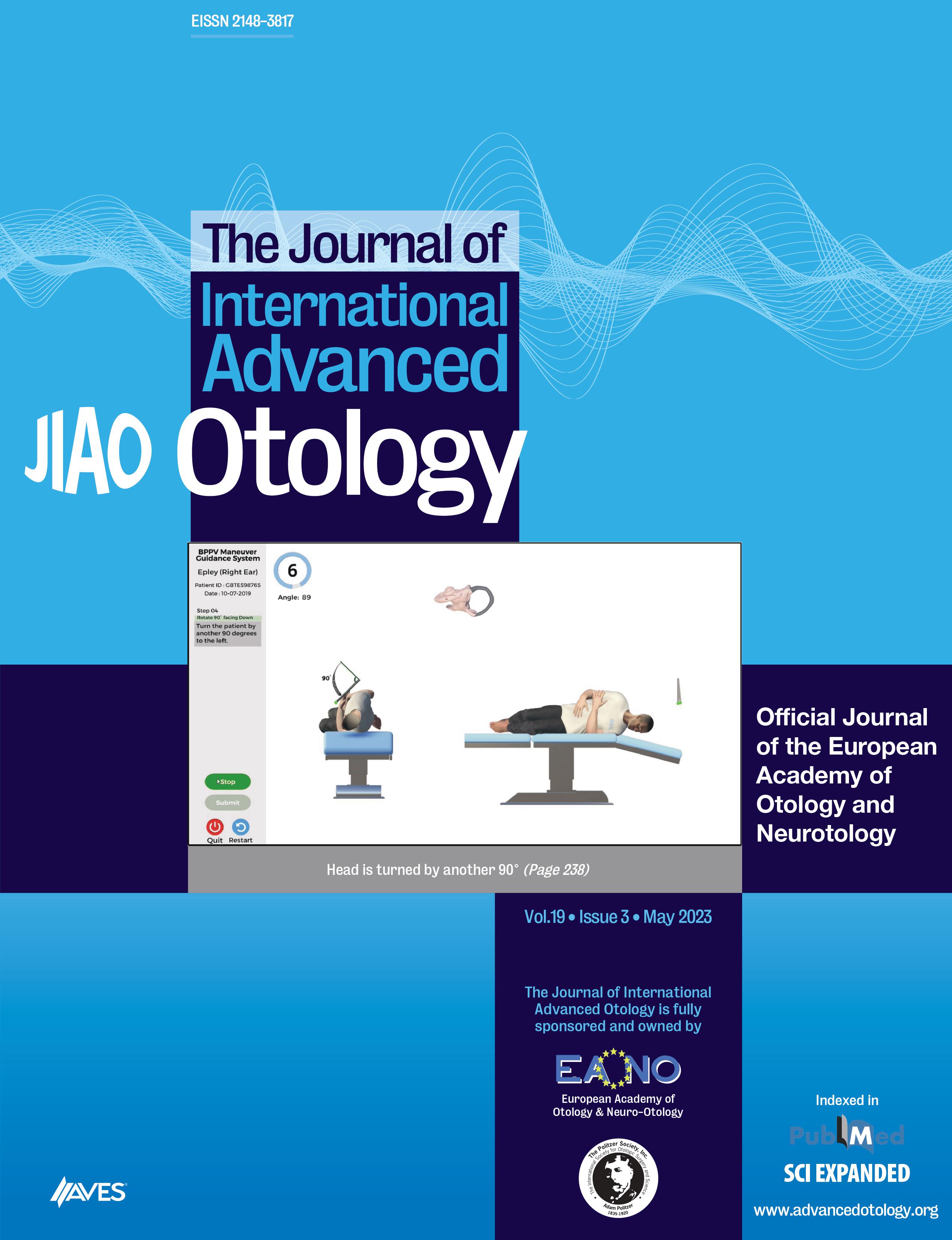 JOURNAL OF INTERNATIONAL ADVANCED OTOLOGY