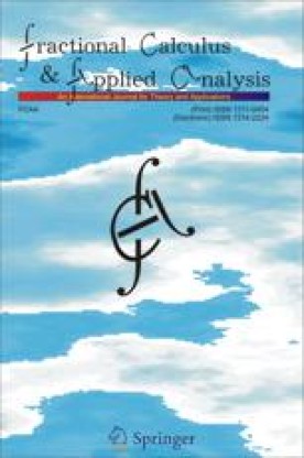 FRACTIONAL CALCULUS AND APPLIED ANALYSIS