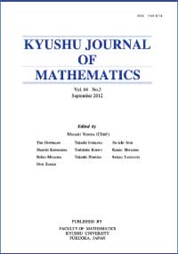 KYUSHU JOURNAL OF MATHEMATICS