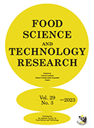 Food Science and Technology Research
