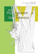 ACTA PHYTOTAXONOMICA ET GEOBOTANICA