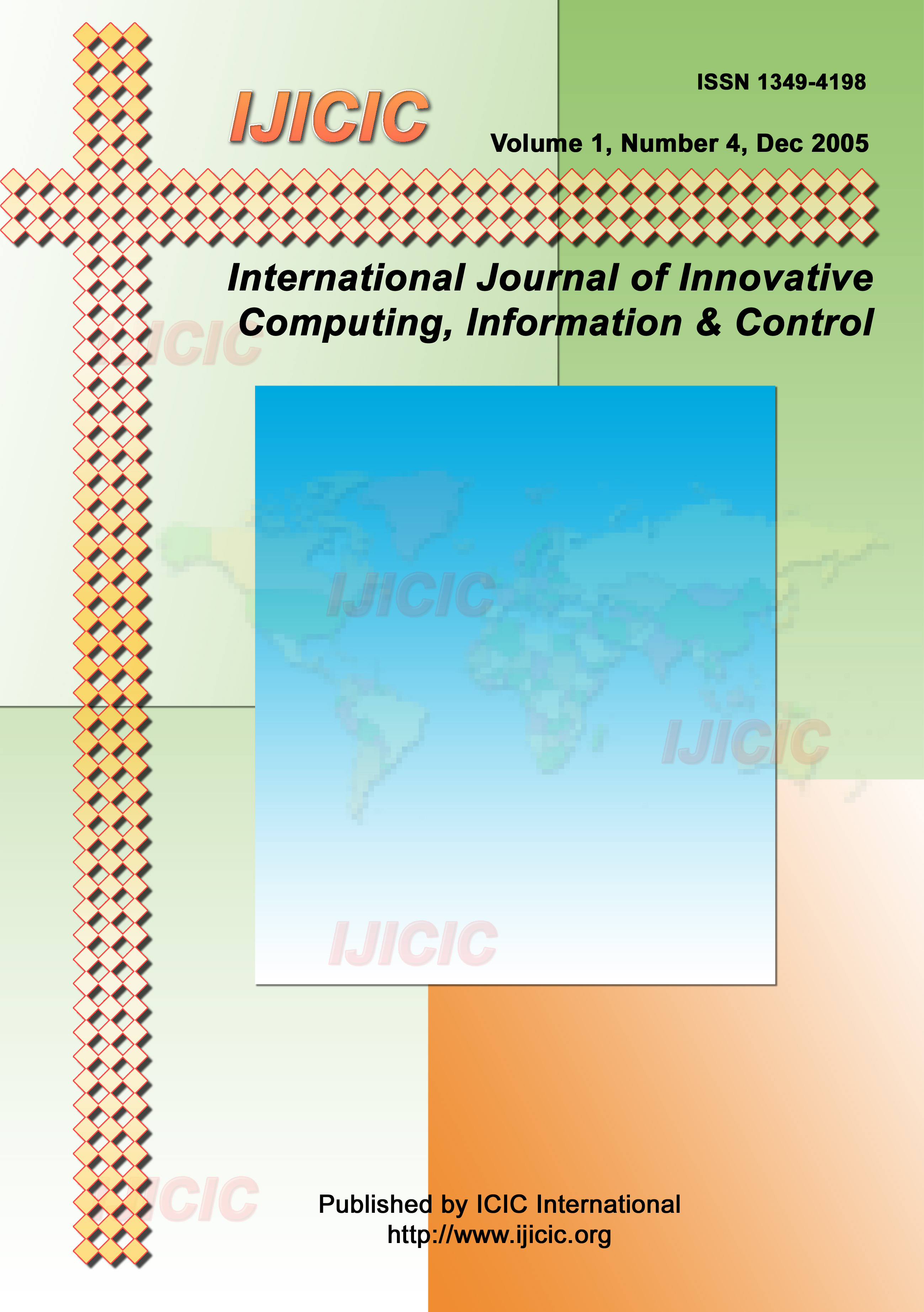 International Journal of Innovative Computing, Information and Control