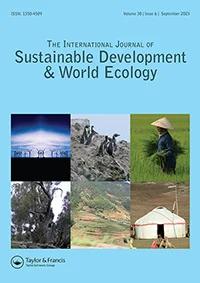 INTERNATIONAL JOURNAL OF SUSTAINABLE DEVELOPMENT AND WORLD ECOLOGY