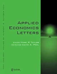 APPLIED ECONOMICS LETTERS