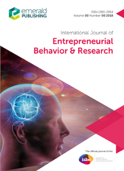 INTERNATIONAL JOURNAL OF ENTREPRENEURIAL BEHAVIOR & RESEARCH