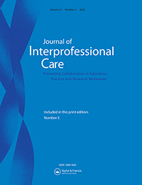 JOURNAL OF INTERPROFESSIONAL CARE
