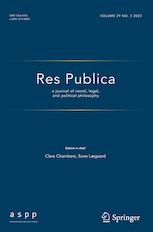 RES PUBLICA-A JOURNAL OF MORAL LEGAL AND POLITICAL PHILOSOPHY
