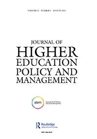JOURNAL OF HIGHER EDUCATION POLICY AND MANAGEMENT