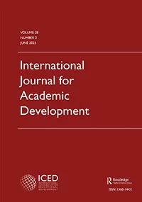INTERNATIONAL JOURNAL FOR ACADEMIC DEVELOPMENT