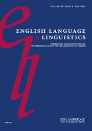 ENGLISH LANGUAGE & LINGUISTICS